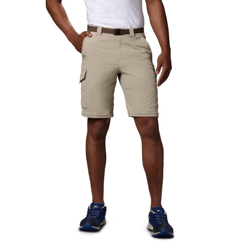 Men's Silver Ridge Convertible Pants, Color: Fossil, image 3