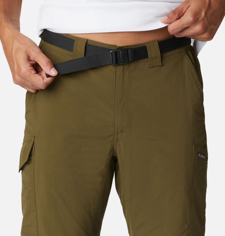Thumbnail: Men's Silver Ridge Convertible Pants, Color: New Olive, image 4