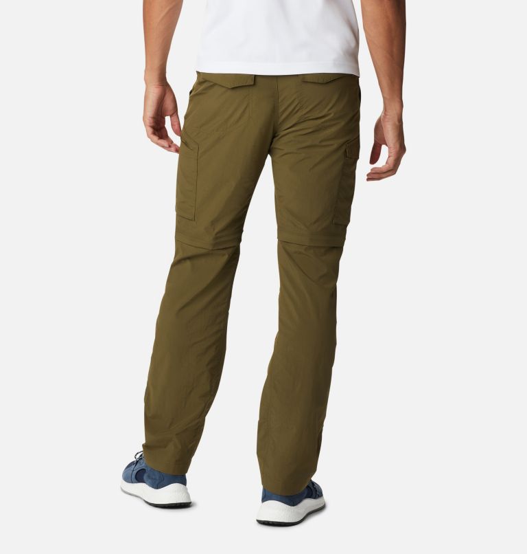 Thumbnail: Men's Silver Ridge Convertible Pants, Color: New Olive, image 2