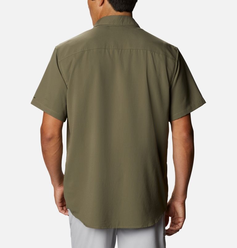Camisa lisa de manga corta Utilizer II para hombre, Color: Stone Green, image 2