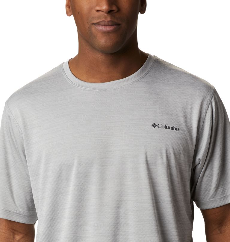 Thumbnail: Men’s Zero Rules Short Sleeve Shirt - Big , Color: Columbia Grey Heather, image 4