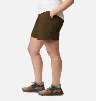 plus size khaki shorts