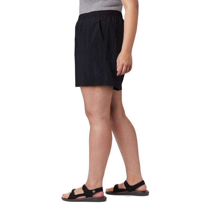 Thumbnail: Women's Sandy River Shorts - Plus Size, Color: Black, image 3