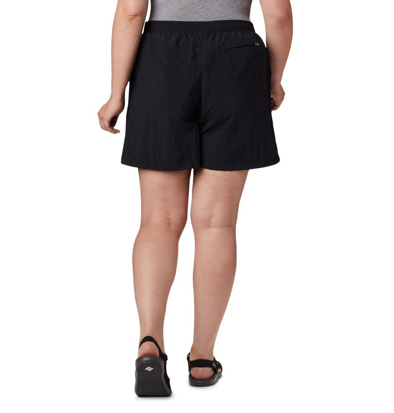 Thumbnail: Women's Sandy River Shorts - Plus Size, Color: Black, image 2
