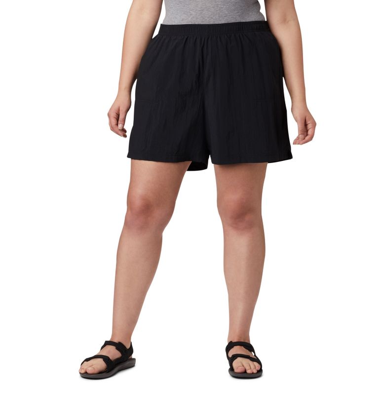 Women's Sandy River Shorts - Plus Size, Color: Black, image 1