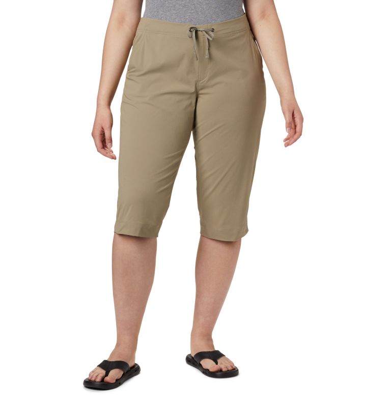 Pantalon capri Anytime Outdoor pour femme – Tailles fortes, Color: Tusk