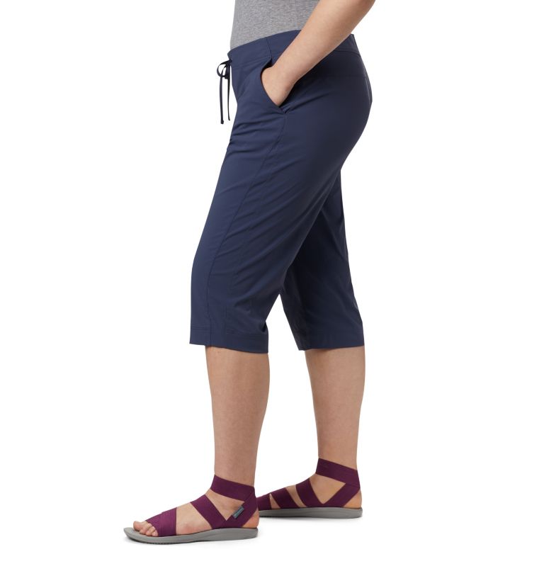 Thumbnail: Pantalon capri Anytime Outdoor pour femme – Tailles fortes, Color: Nocturnal, image 3