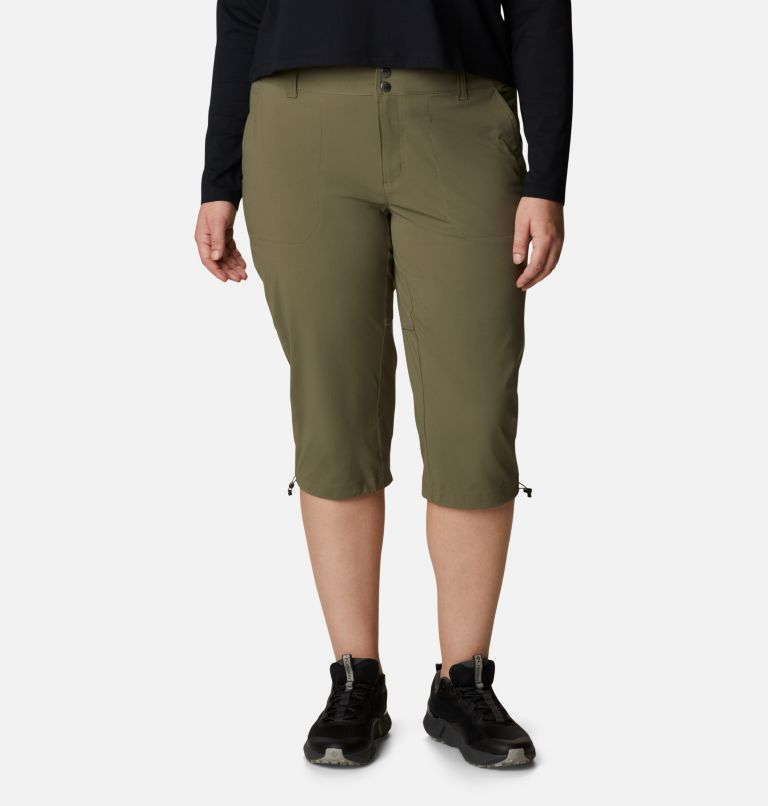 Women's Saturday Trail II Knee Pants - Plus Size, Color: Stone Green, image 1