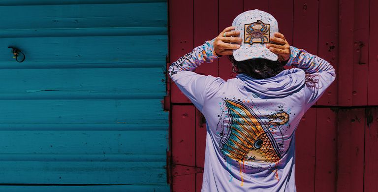 Learn more about Columbia's partnership with Florida-based Artist Bentley for a new PFG collection.