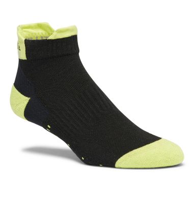 Unisex Light Weight Low Trail Running Sock - 1-Pair C635 RUN NO SHOW TAB HEELS LIGHT WEIGHT | 030 | S, Black, front