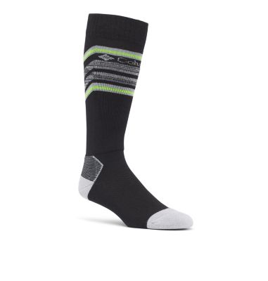 Ski Over The Calf Thermolite Unisex Sock Medium Weight 1-Pack C855 SKI OTC THERMOLITE | 463 | S, Black, front