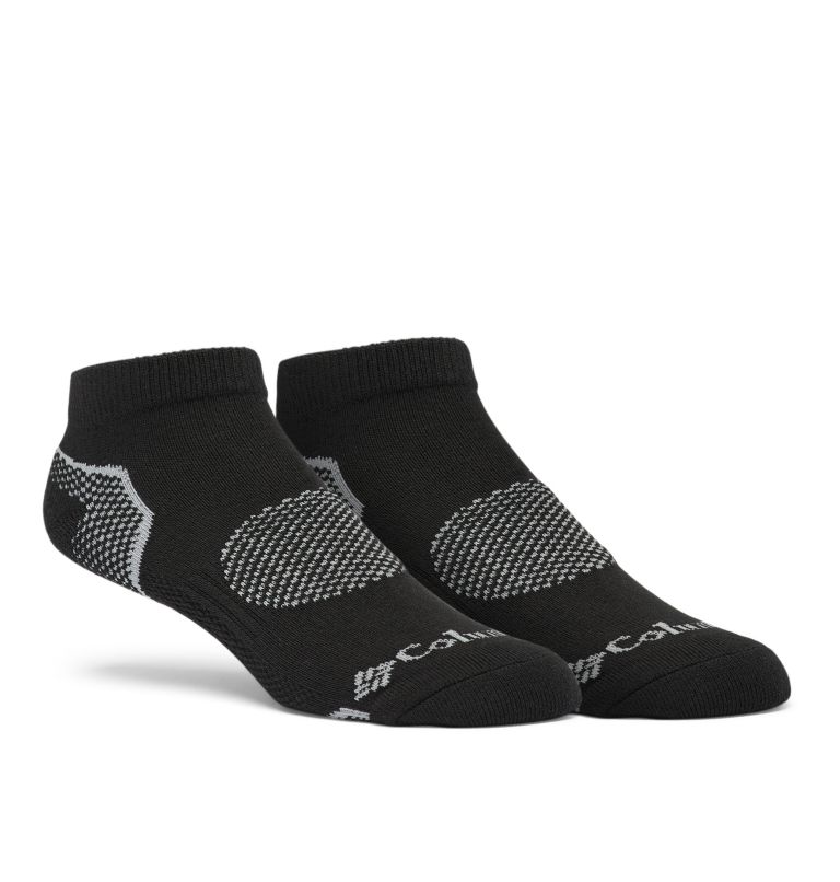 Thumbnail: Balance Point Low Cut Hiking Sock Medium Weight 2-Pack, Color: Black, image 1