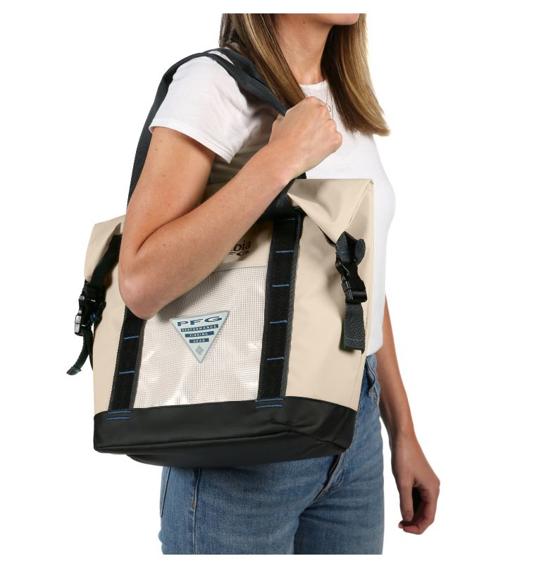 columbia pfg 20 can permit convertible roll top thermal tote