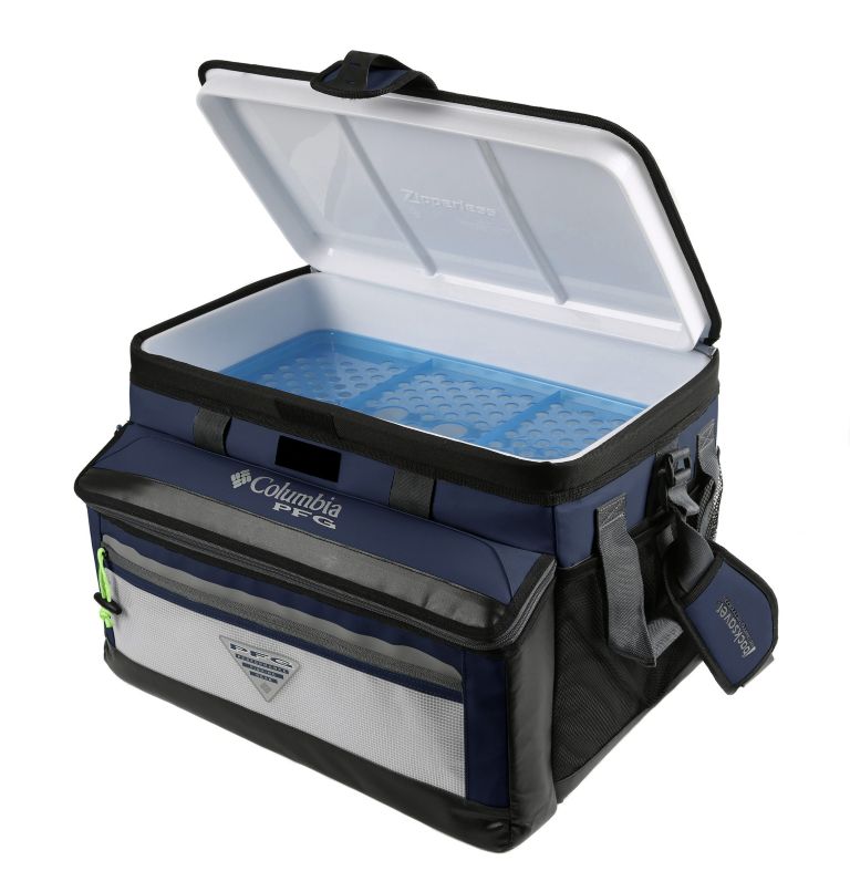 PFG Brewha Family Size Zipperless Hardbody® Thermal Pack - 58-Can Capacity, Color: Navy, image 2