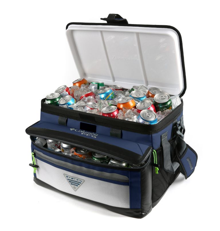 PFG Brewha Family Size Zipperless Hardbody® Thermal Pack - 58-Can Capacity, Color: Navy, image 3