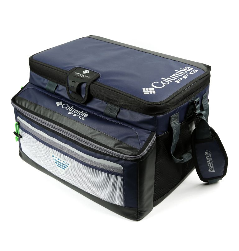 PFG Brewha Family Size Zipperless Hardbody® Thermal Pack - 58-Can Capacity, Color: Navy, image 1