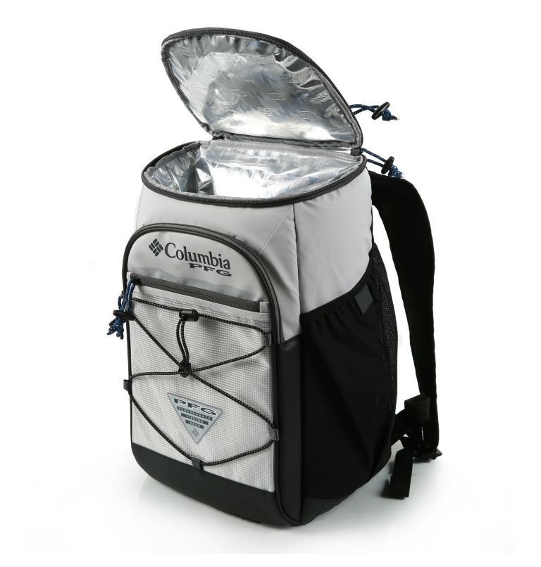 PFG Roll Caster 30 can Backpack Cooler | 019 | O/S, Color: Cool Gray, image 4