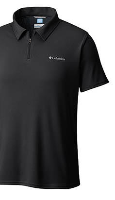 A polo shirt with Freezer Coil technology. 