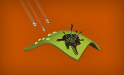 Diagram showing how Omni-Shield technology works. 