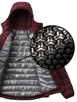 A jacket with Omni-Heat 3D technology. 