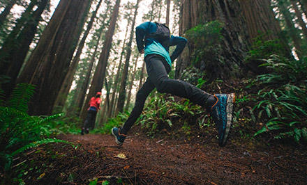 Trail runners with Omni-Wick EVAP gear. 