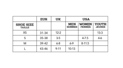 columbia shoe sizes