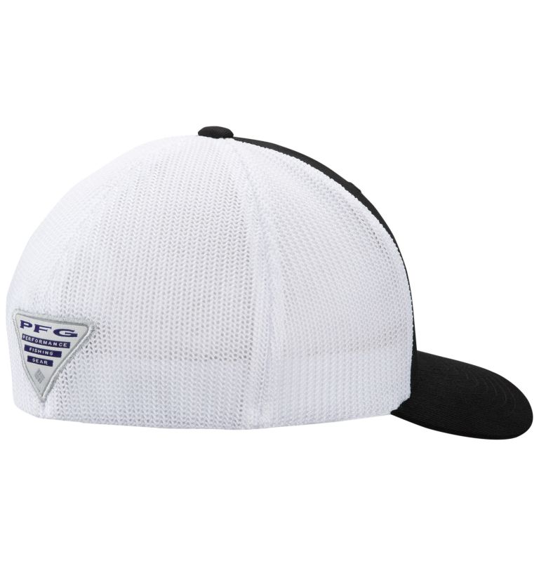 Thumbnail: PFG Logo Mesh Ball Cap - Mid Crown, Color: Black, image 3