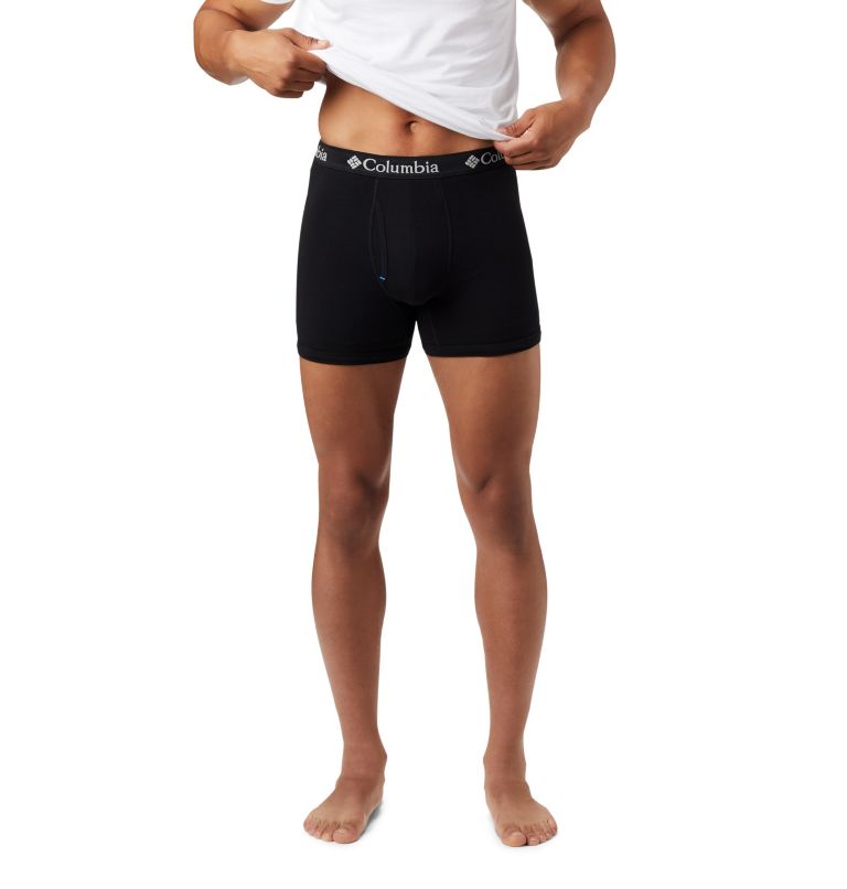 Thumbnail: Baumwoll-Stretch-Boxershorts für Männer (3er Pack), Color: Black, image 2