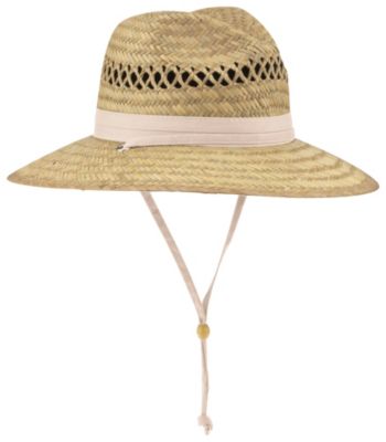 Wrangle Mountain Brimmed Straw Sun Hat 