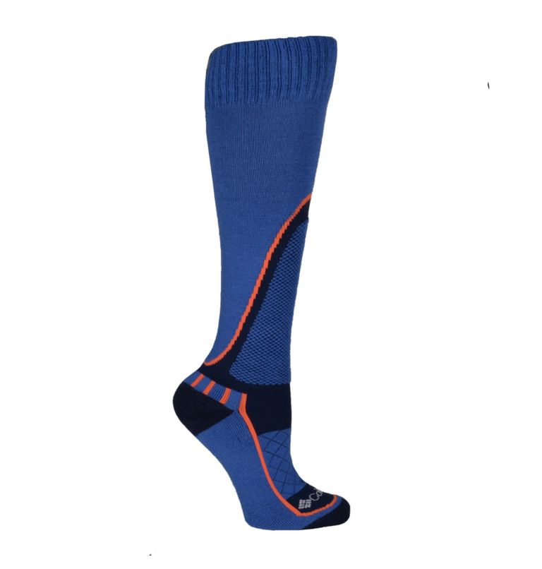 Slope Midweight SKI Sock, Color: Columbia Navy, image 1