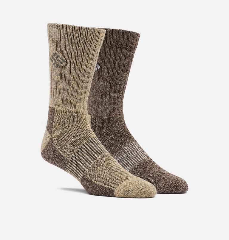 Chaussettes MC Colorblock 4PK pour hommes, Color: Khaki/Brown, image 1