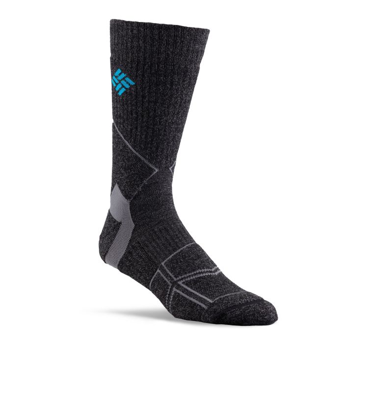 Unisex Merino Hike Crew Sock, Color: Charcoal, image 1