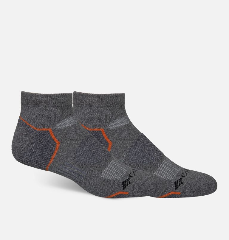 Men's Balance Point Low-Cut Socks - 2 Pack, Color: Charcoal, image 1