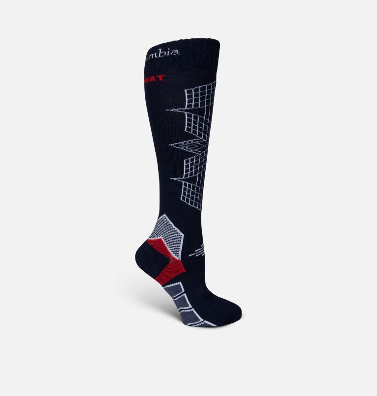 Omni-Heat Ski Over-the-Calf Optical Grid Medium Weight Socks, Color: Navy, image 1