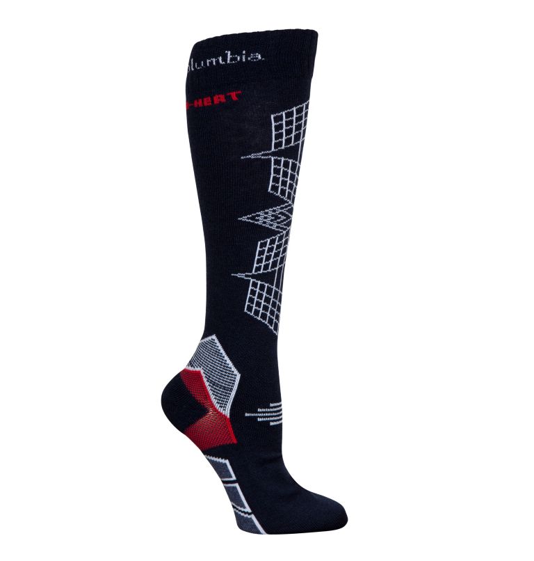 Omni-Heat Ski Over-the-Calf Optical Grid Medium Weight Socks, Color: C.Navy, image 1