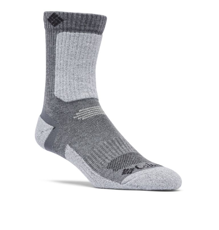 Thumbnail: Unisex Light Weight Short Crew Sock, Color: Charcoal, image 1