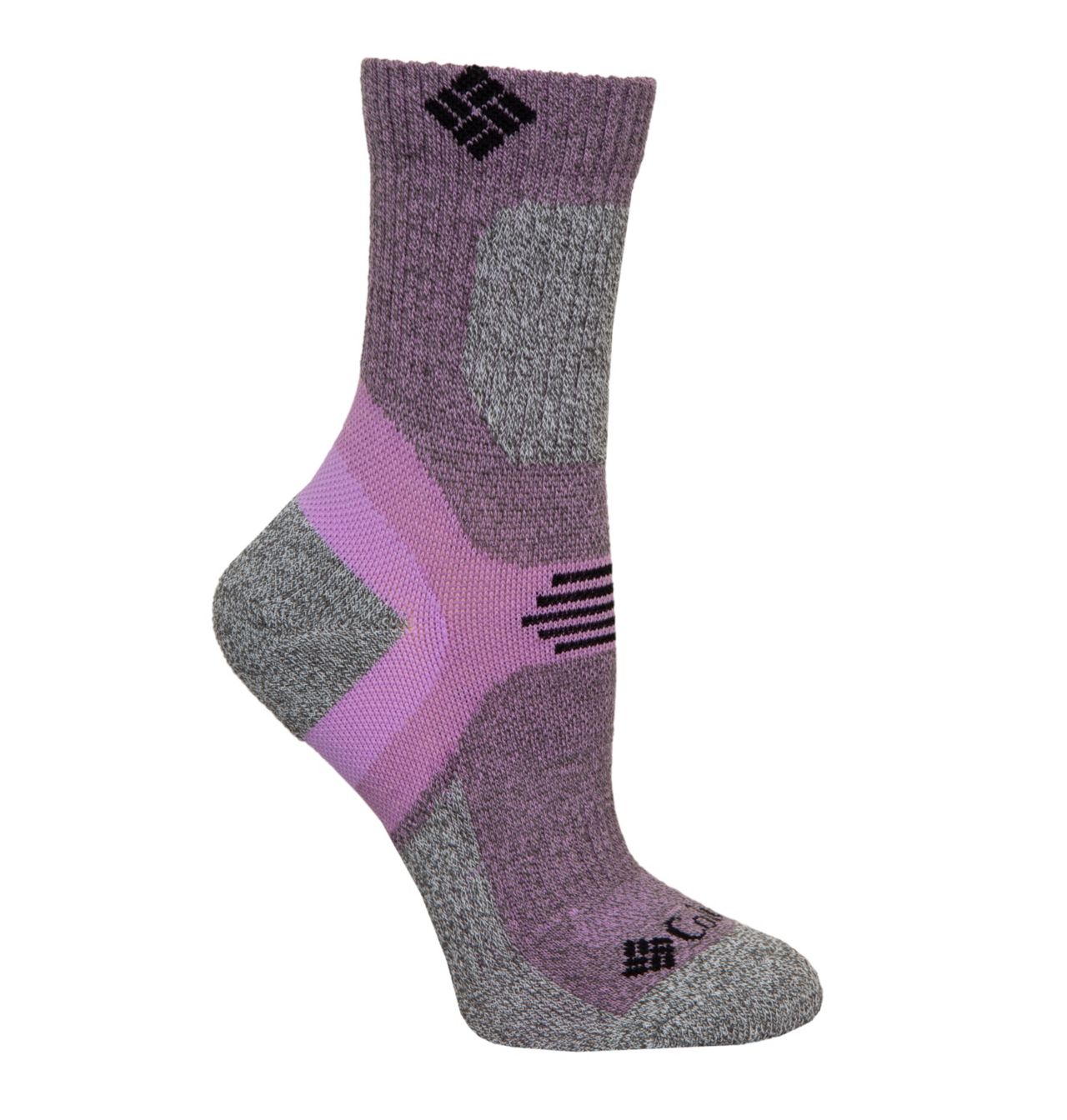 Chaussettes légères de randonnée unisexes Crop Crew 1