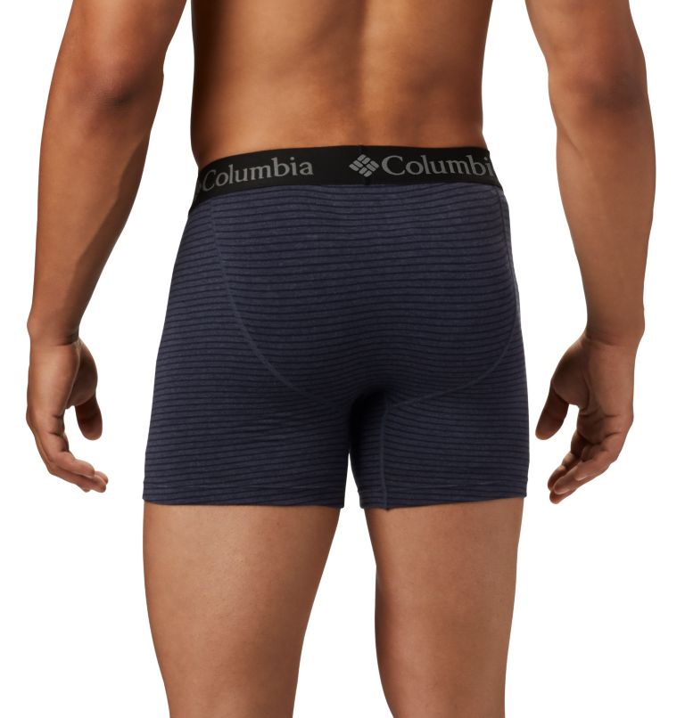Men's Striped Performance Cotton Stretch Boxer Briefs (3 pack) Columbia Sportswear
