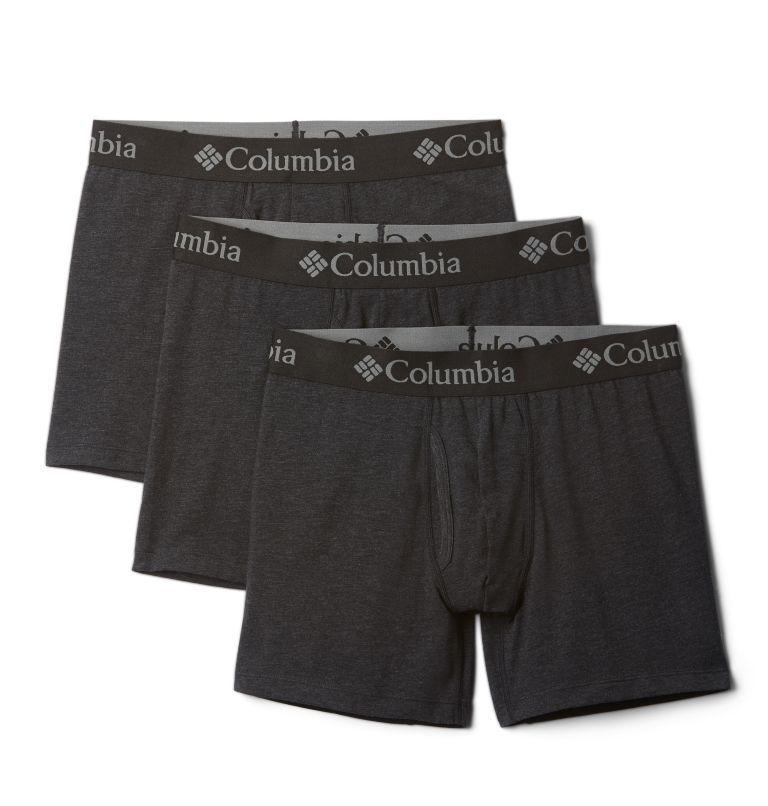 Columbia Men's Performance Cotton Stretch Boxer Brief-3 Pack Medium Multi