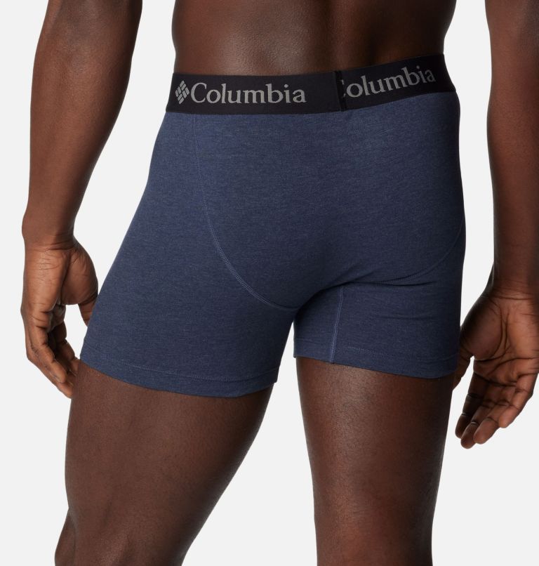 Men's Tri Blend Boxer Briefs 3, Color: Black, Gry Htr, C. Navy, image 3
