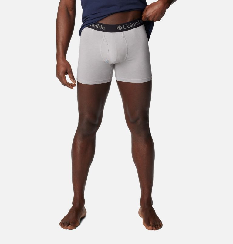 Men's Tri Blend Boxer Briefs 3, Color: Black, Gry Htr, C. Navy, image 4