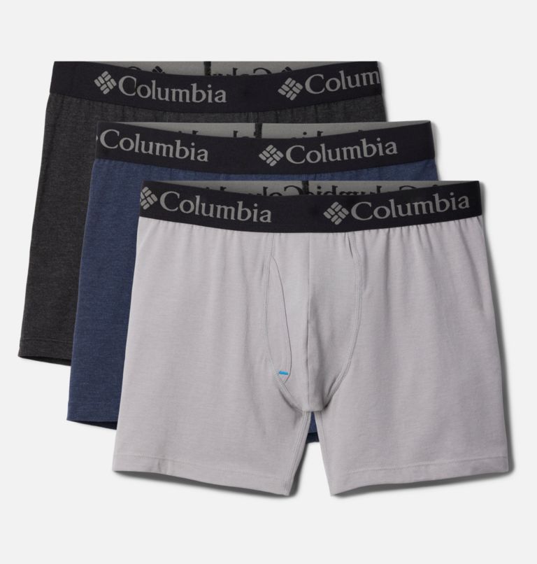 Men's Tri Blend Boxer Briefs 3, Color: Black, Gry Htr, C. Navy, image 1