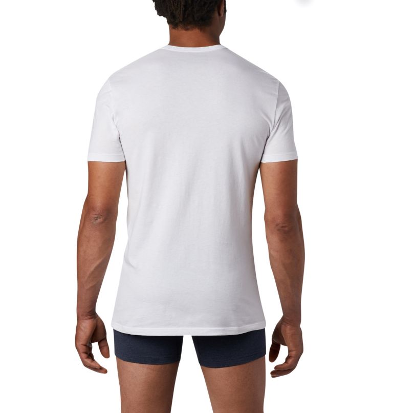 Men's 3 Pack Crew Neck Tee Classic Fit, Color: White, image 3