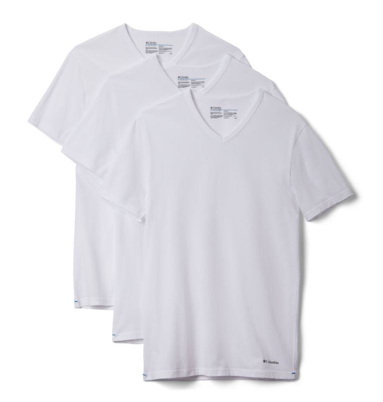 Columbia Men s 3 Pack Cotton V Neck T Shirt