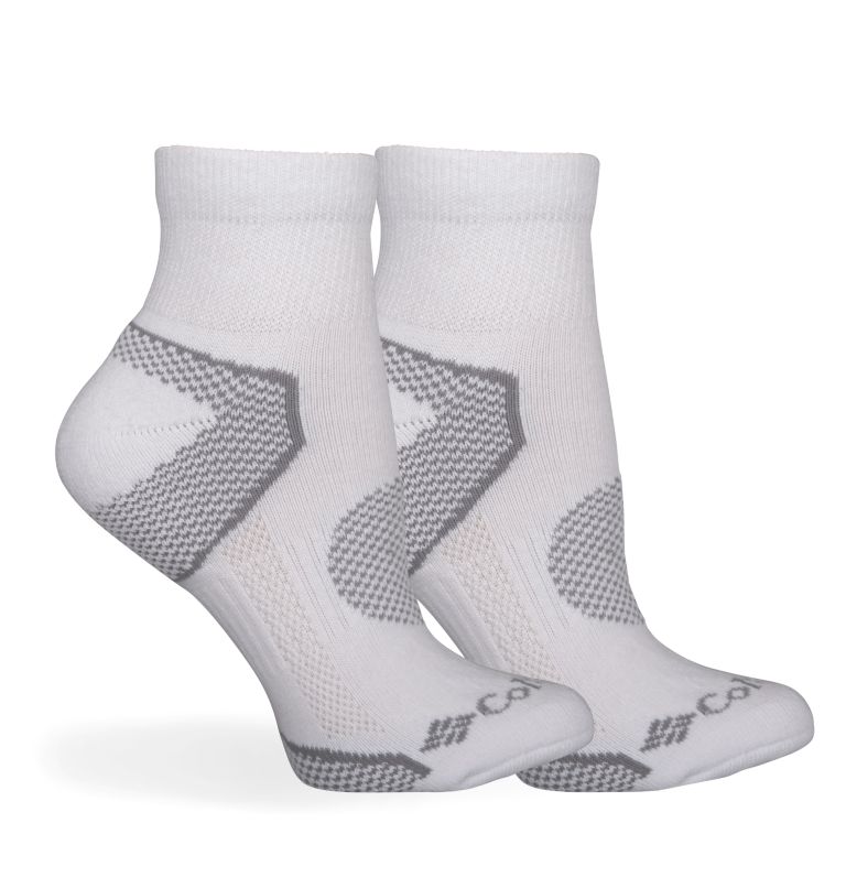Thumbnail: W Balance Point Quarter Sock | 100 | O/S, Color: White, image 1