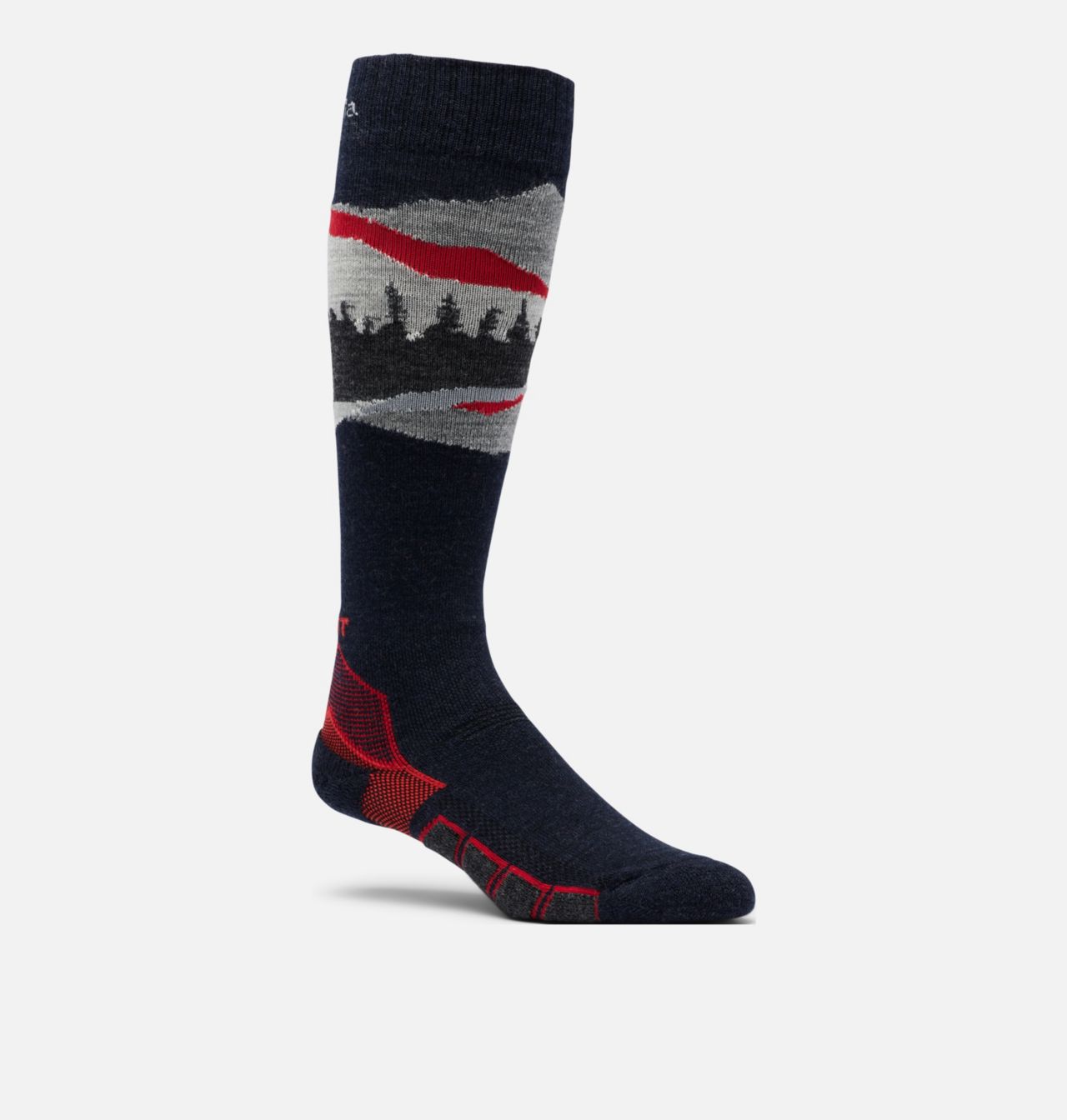 Omni-Heat NW Mountain Range Midweight Ski Sock 1