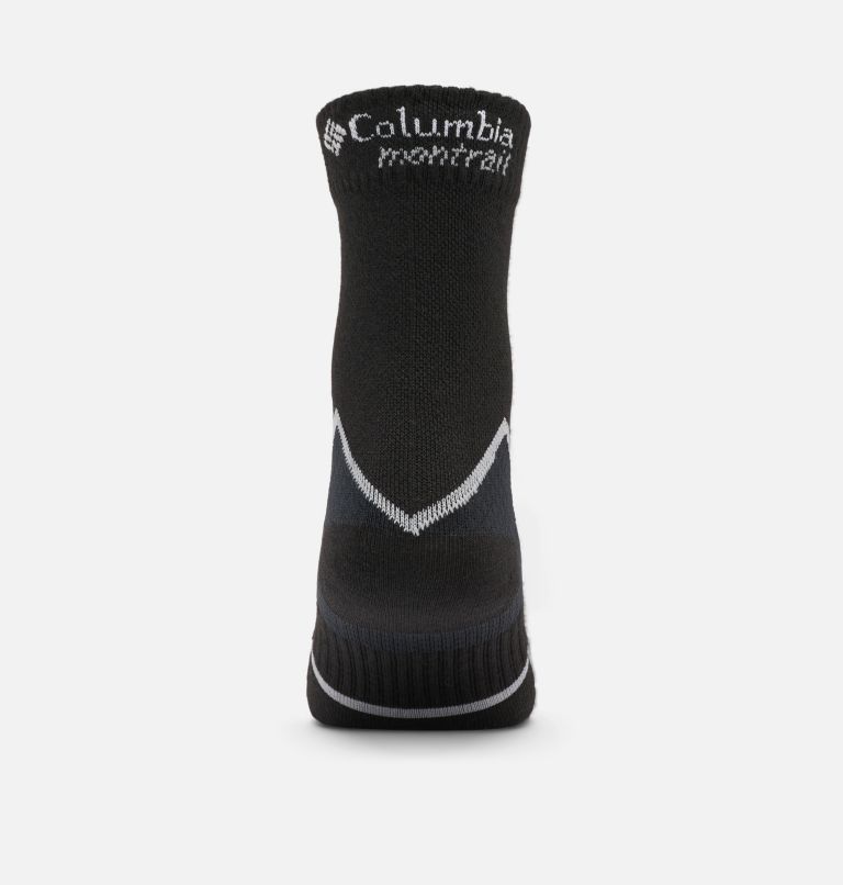 Thumbnail: Leichte und niedrige Trail-Run-Socken aus Wolle Unisex, Color: Black, image 2