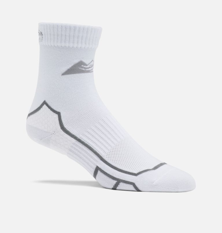 Thumbnail: Leichte und niedrige Trail-Run-Socken aus Wolle Unisex, Color: White, image 1