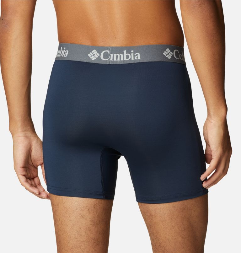 Columbia  Exclusive 6 Pack Performance Boxer Brief in Blue for Men