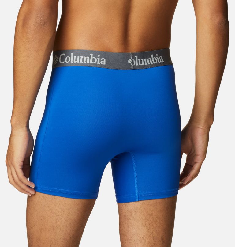 Thumbnail: Poly Stretch Boxershorts für Männer - 3er Pack, Color: Azure/Azul/Columbia Navy, image 7